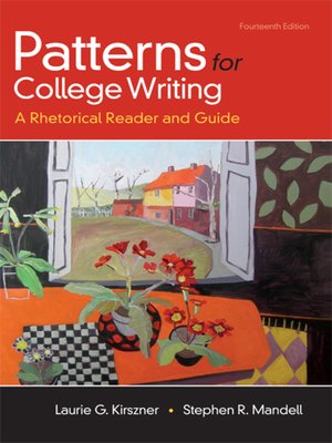 cover image of Patterns for College Writing, High School Edition